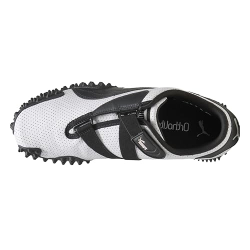 PUMA Mens Mostro Perforated Leather Slip On Sneakers Shoes Casual - White - Size 7 M4