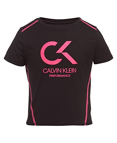 Image of Calvin Klein Girls Short Sleeve Active Legacy Logo T-Shirt