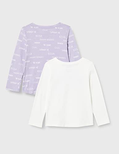 Amazon Essentials Disney | Marvel | Star Wars | Frozen | Princess Girls and Toddlers' Long-Sleeve T-Shirts, Pack of 23