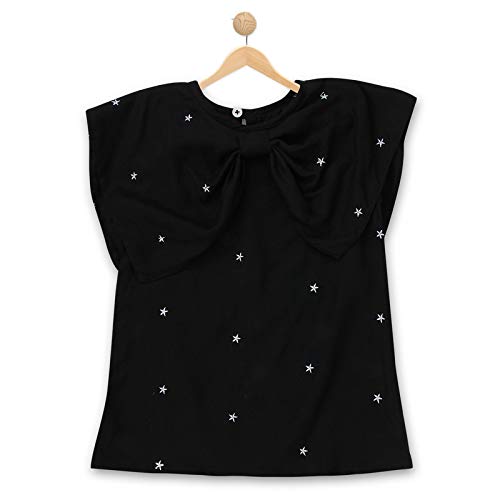 Knitting Doodles Girls Cotton Printed Tops & Dress