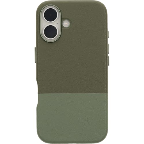 Image of OtterBox iPhone 16 Statement Series Cactus Leather for MagSafe - Mojave Moss Green - Ultra-Thin, Sleek iPhone Case, Premium iPhone Case, MagSafe Compatible