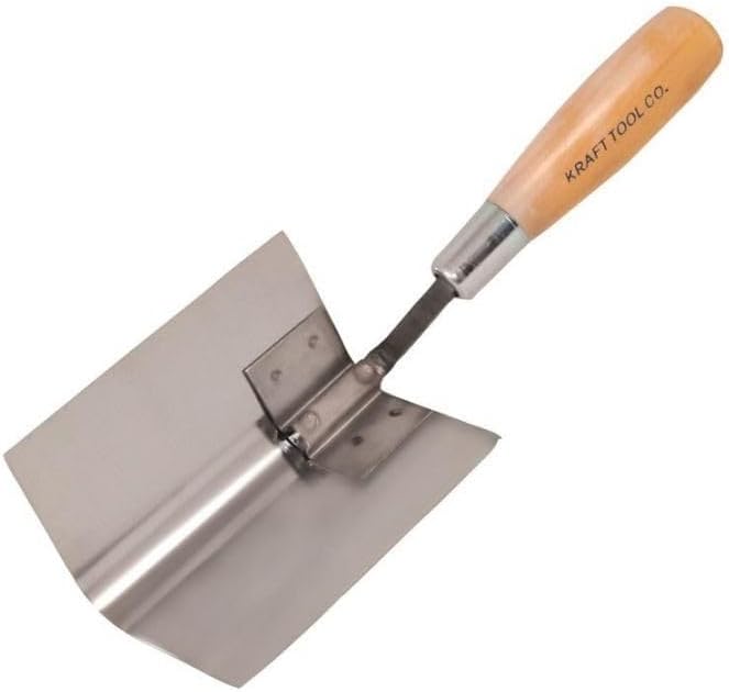 Replacement for Kraft Tool Drywall Inside Corner Bullnose Trowel Stainless Steel Made