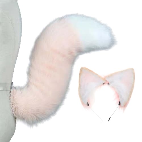Cosplay anime accessoires indispensables avec bandeau poilu et ceinture réglable