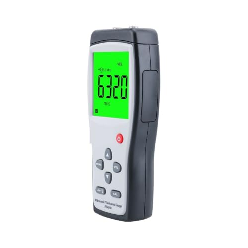 Medidor digital de espesor AS840 con pantalla LCD, rango 1.2-225mm, sensor para metales y medición de profundidad miniatura 2