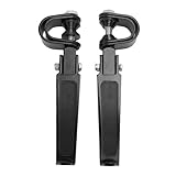 Universal U-Clamp Fitment: Ein vielseitiges U-Klemmdesign bietet universelle Anpassungsstifte für die meisten Motorräder mit einem Zoll bis zu einem und einem Viertelstollbalken oder Motorwächtern. Die sicheren Montageklemmen greifen den Motorschutz fest und bieten eine stabile und zuverlässige Plattform, die einfach auf einer Vielzahl von Marken- und Fahrradtypen installiert ist, wodurch Ihr Fahrerlebnis verbessert wird.