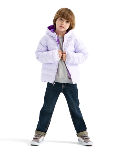 Image of The North Face Kids Reversible Perrito Insulated Hooded Jacket | 2 in 1 Winter Coat for Boys & Girls, Water Repellent