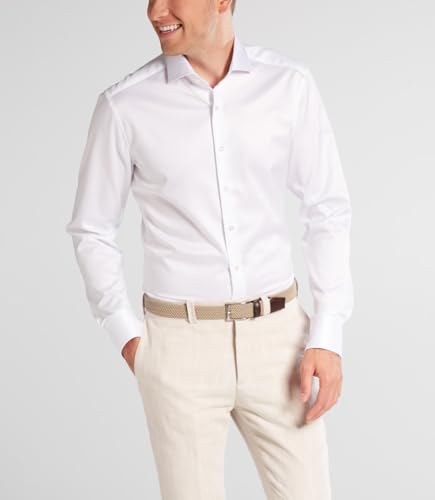 Men's Dress Shirts Formal Slim Fit Stretch Long Sleeve Button Down Shirt for Men Wrinkle Free Collar Business Shirts3