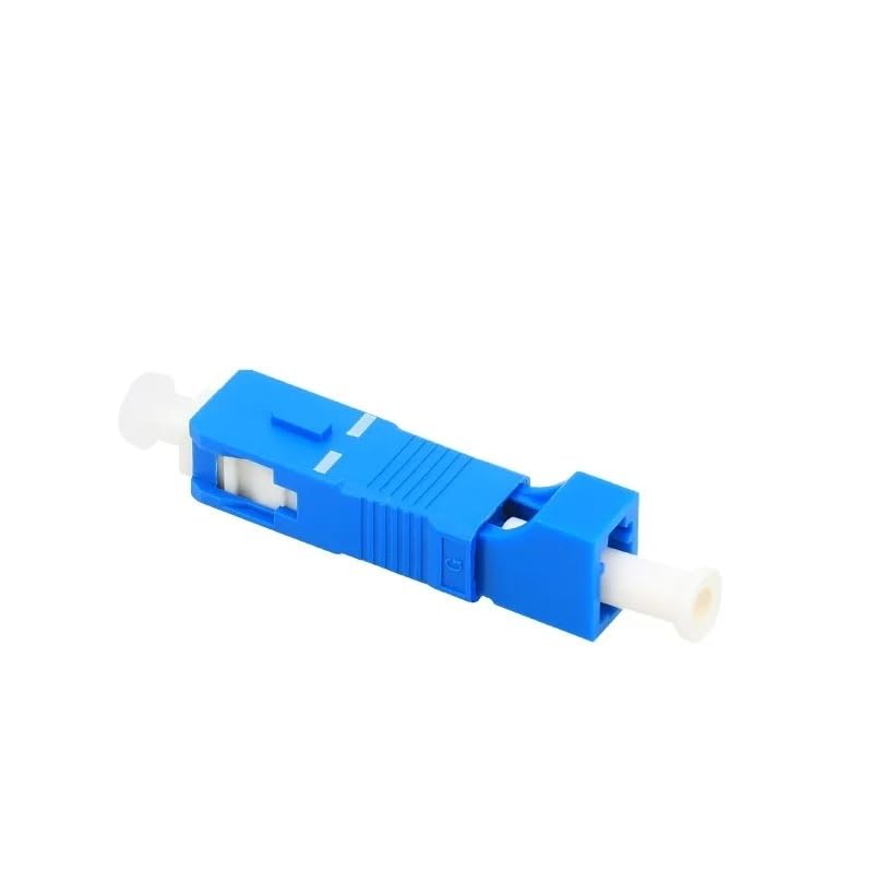 Adaptateur à fibre optique SC/ST/FC/LC - Prise simple/multimode vers mâle SM 9/125 hybride mâle pour des réseaux fiables (SC-LC SM)