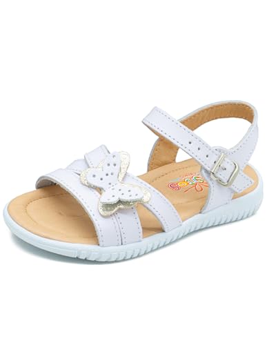 Opiniones y reviews de Guaraches de Moda los 5 más buscados. 48 Sandalia Huarache para Niña Multicolor con diseño de Mariposa (Blanco Oro, Sistema tallas calzado JP, Niño (2-5 años), Medición, 15.0 cm)