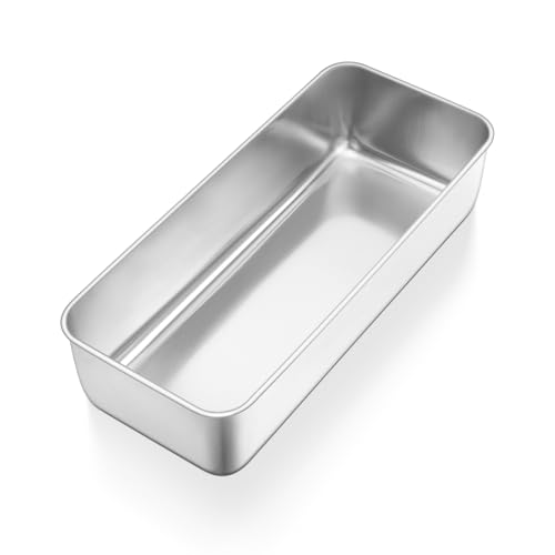 HaWare 1,4 kg Kastenform Große Edelstahl Brotbackform für Bananenbrot / Kuchen / Brot / Lasagne, 31 x 13 x 7,5 cm, gesund & langlebig, ofen- und spülmaschinenfest HaWare 1,4 kg Kastenform Große Edelstahl Brotbackform für Bananenbrot / Kuchen / Brot / Lasagne, 31 x 13 x 7,5 cm, gesund & langlebig, ofen- und spülmaschinenfest