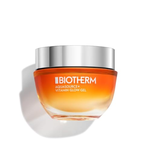 Biotherm, Aquasource+ Vitamin Glow, Gel hidratante para rostro, 50 ml