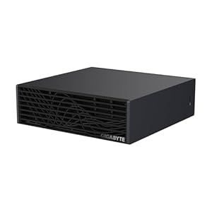 GIGABYTE AI TOP Atom – Supercomputadora personal con inteligencia artificial, Arm Cortex-X295 + Cortex A725, NVIDIA Blackwell Architecture, 128 GB LPDDR5X, SSD PCIe 5.0 NVMe de 4 TB, sistema operativo