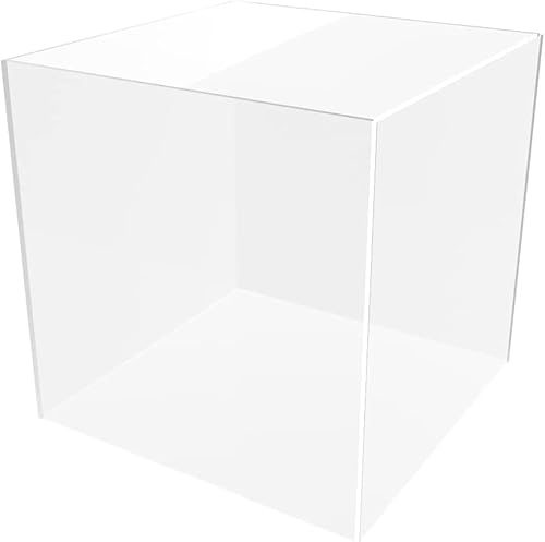 nattmann Ausstellungshaube aus Acrylglas PLEXIGLAS® klar Museumshaube Galerievitrine Standvitrine Galerie Wohnraum (20 x 20 x 20 cm) nattmann Ausstellungshaube aus Acrylglas PLEXIGLAS® klar Museumshaube Galerievitrine Standvitrine Galerie Wohnraum (20 x 20 x 20 cm)