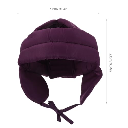Casco protector suave con cierre conveniente para personas mayores, gorra anticaídas de algodón 2