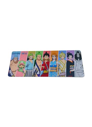 Tapis de souris One Piece Wano anti glisse pour bureau stable