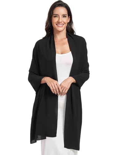 Chiffon Shawl and Wraps for Women Warm Scarves Wedding Evening Bridal Scarfs Pashmina Shawls4