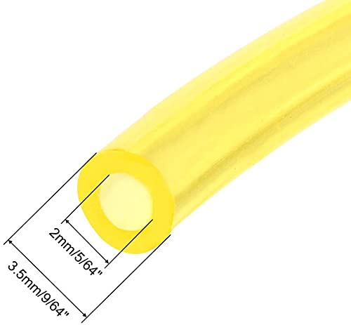 Newpop tubo benzina 6mm, 1 Metri tubo del carburante linea, tubo gasolio con 8pcs fascette