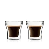 BODUM ボダム グラス コップ タンブラー ASSAM アッサム ダブルウォール グラス 100ml 2個セット 保温保冷性 二重構造 耐熱ガラス 電子レンジ可 オーブン可 食洗器可 冷凍庫可 【正規品】 4554-10