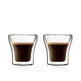 BODUM ボダム グラス コップ タンブラー ASSAM アッサム ダブルウォール グラス 100ml 2個セット 保温保冷性 二重構造 耐熱ガラス 電子レンジ可 オーブン可 食洗器可 冷凍庫可 【正規品】 4554-10