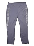Active Life Womens Size 2X-Large Striped Performance Leggings w/Mesh Inserts, Assorted (Grey Mauve, 2X-Large)