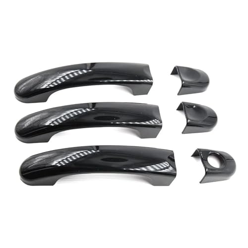 Poignées de porte latérales en carbone pour Cadillac Caddy Vans protection extérieure