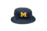 LogoFit Michigan Bucket Hat - College Team Logo Cap Navy Wolverines Merchandise