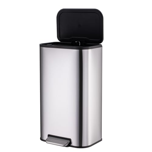 Bote de basura rectangular acero inox 13 gal miniatura 5