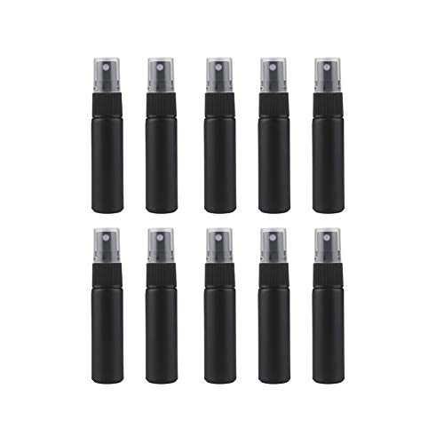 Flacons en verre dépoli noir mat 10ml Constore pour cosmétiques maison