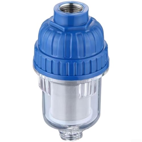 Filtro de calentador de agua reutilizable con malla de acero inoxidable de 40 micrómetros para reducción de cal compatible con aparatos de interfaz estándar (modelo ABS)