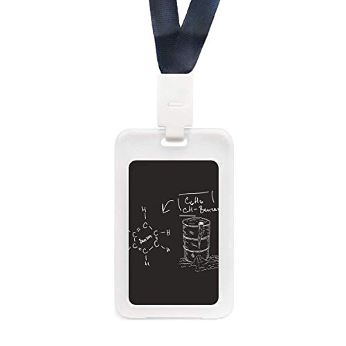 Étui de protection transparent chemistry kowledge antichoc pour carte de crédit