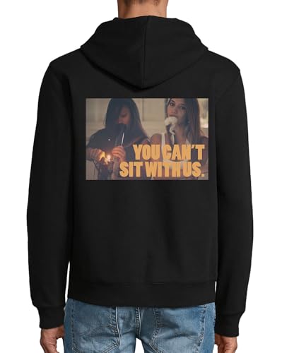 Sweat à capuche Smoking Girl noir zippé idéal pour vos soirées urbaines et moments de détente