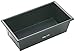 KitchenCraft Molde Rectangular Pan, Acero, Negro, 21 x 11 cm