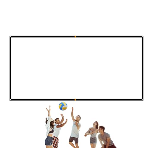 Volleyball-Grenzlinien-Set – Volleyball-Linie für Gras | Volleyballplatzlinien, Feste Sandbretter und Kordelzugband | Outdoor-Volleyballplatzlinie aus Polyester für den -Hinterhof-Rasenpark