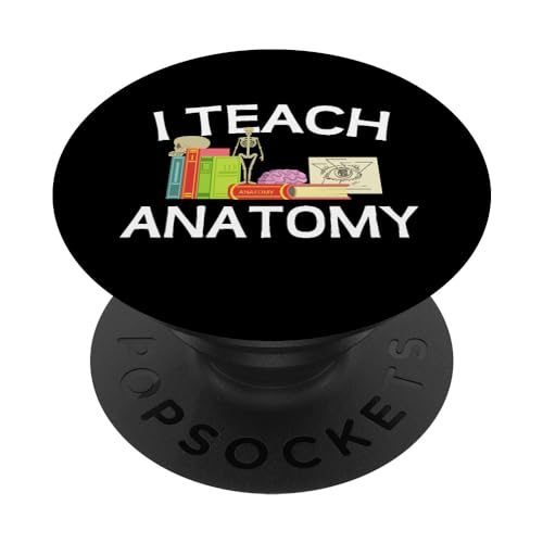 Escuela y aula de profesores de anatomía "Enseño anatomía" PopSockets PopGrip Intercambiable
