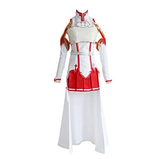 CosplayLife Sword Art Online Asuna Yuuki Cosplay Kostüm - - Large