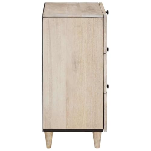 Aparador blanco con cajones ideal para organizar un pasillo estrecho o comedor 6