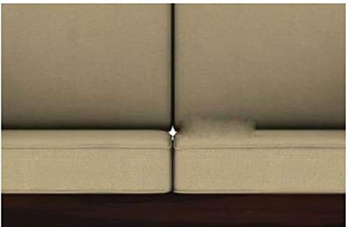 Image of Solid Sheesham Wood Sofa Set 2 Seater | Wooden 2-Person Sofa Couch for Home Office | Sofa Sets for Living Room | Two Seater Sofa with Side Magzine & Newspaper Holder | Walnut Finish