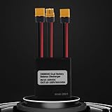 Shophubio 40A Dual Battery Discharge Converter Switcher Module for Ebike, 10-100V Parallel Connection with Balanced Discharge, XT60H Interface, Black