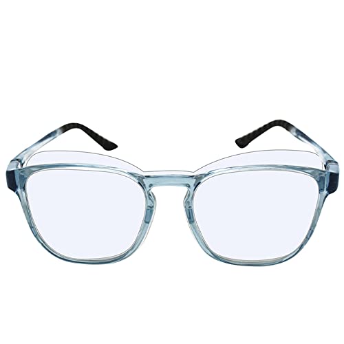 Image of Dry Eyes Relief Eyeglasses, Blue Light Blocking, Moisture Chamber Glasses, Computer Reading /Gaming /TV /Phones Glasses for Men /Women, Anti Eyestrain for Large Frame (Blue)
