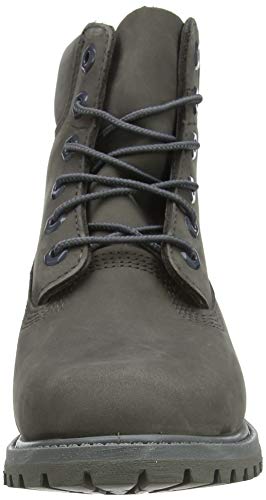 Image of Timberland Women's 6 inch Premium Waterproof Boots, Grey Medium Grey Nubuck, 35.5 EU