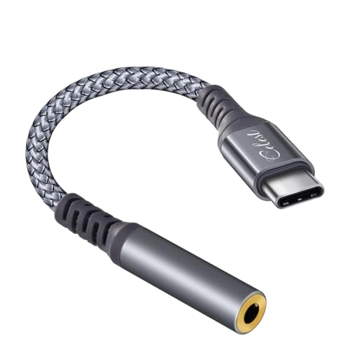 Celest USB Type C to 3.5mm Headphone Jack Adapter, USB C to Aux Female Audio Dongle Cable Cord Compatible with iPhone 15/15 Pro/15 Plus/15 Pro Max,Samsung Galaxy S24 S23 S22,iPad Pro,MacBook
