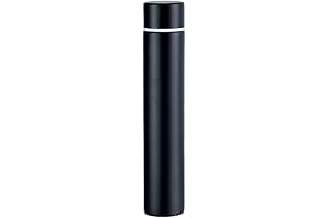 Skinny Water Bottle, Insulated, 8 oz, Black