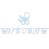 big party festone kit scritta maxi 600 x 25 cm it’s a boy