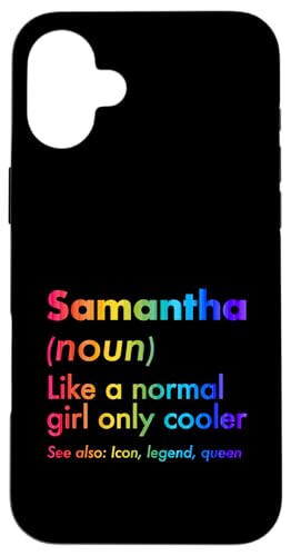 Samantha Like A Normal Girl Only Cooler Queen ���O �X�}�z�P�[�X iPhone 16 Plus �p