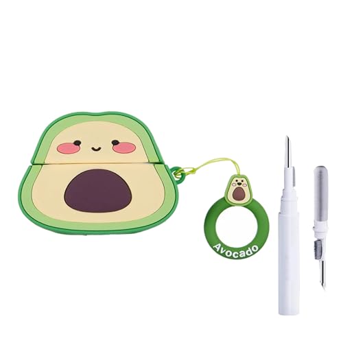 Image of YODI Case Cover for Airpods Pro|Pro 2|Airpods Pro 3|Airpods 4 Pouch, Silicone Cases with Cleaner Kit 360 Drop Protection,Shock-Resistant ((Avacado), Airpods 3 (2022))