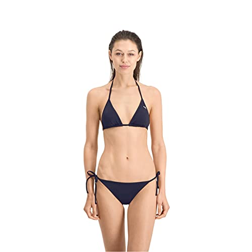 PUMA Damen Puma Women's Triangle Bikini Top, Navy, M EU