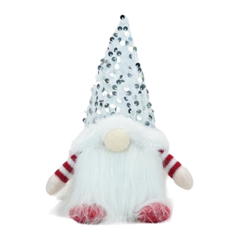 Gnome de Noël avec éclairage LED, décoration de bureau soignée