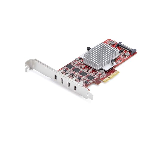 Hub interno Tipo C 3.2 StarTech con 4 puertos PCIe de 10Gbps para datos rápidos