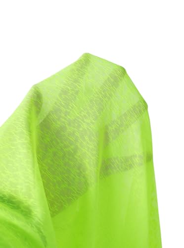 Image of Hilinker Women's Sheer Off The Shoulder Tops See Through Sexy Short Sleeve Mesh Shirt Summer