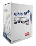 WHIP-IT! PREMIUM BUTANE ZERO IMPURITIES 400 ML PACK OF 12 UNITS with Free Bakebros Silicone...